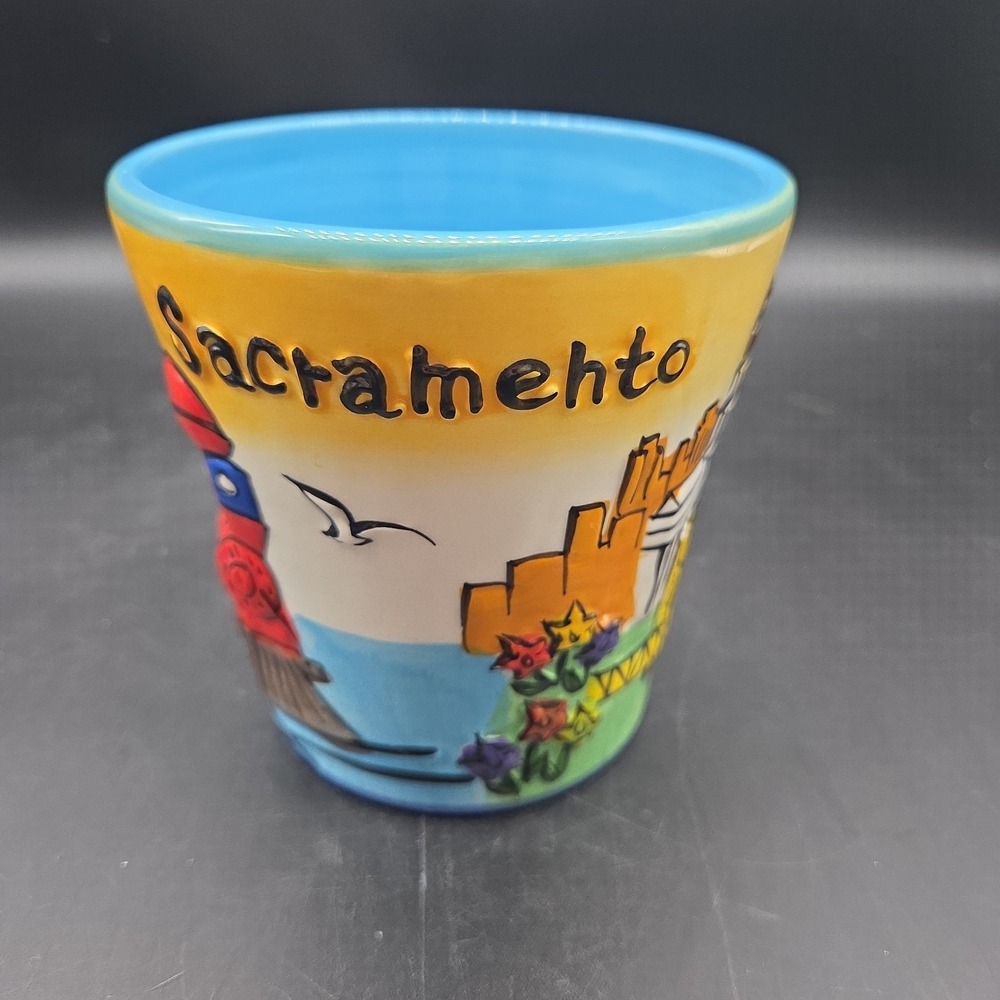 SNCO Sacramento 3D Raised Souvenir Mug